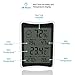 Indoor Humidity Thermometer Monitor Sensor,Hizek Digital Hygrometer Large LCD Display with Stand Accurate Readings -(°C/°F) - Min/Max Records for Cars, Home, Office