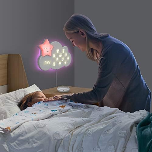Lumalou Lámpara Rutinas de Sueño - Producto para Bebés - 3 en 1 - Interactivo - Smart Connect App - Regalo para Niños de 0-8 Años
