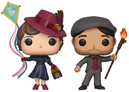 Funko Pop Disney Mary Poppins - Set of 2 Pops, Mary with Kite and Jack The Lamplighter