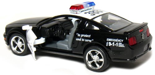 2 Mustang+Police+Black+White+Toywonder