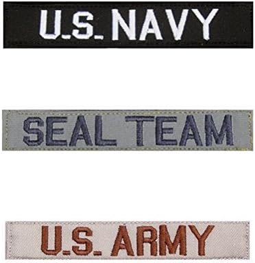 Custom Military/Tactical Name Tapes with Hook Fastener,Embroidered Iron/Sew On Name patch