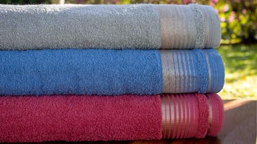Kit Com 4 Toalhas de Rosto Gigante Alta Absorção Sublime 45x70cm - Central Toalhas (KIT 1)