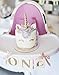 Pink and Gold First Birthday High Chair Banner With Bows
