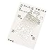 Yalis 60 Apertures Stainless Steel Stencil Hollow Drawing Template Number Alphabet Icon Tool DIY Photo Album/Diary/Letter Accessories Ruler -- ALL IN ONE (60 Apertures-A)