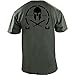 Classic Molon Labe T-Shirt (Large, Green/Black)