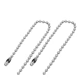 uxcell Stainless Steel 304 Bead Ball Chain Keychain