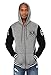 Ultra Game NFL Men's Super Soft Supreme Full Zip Varsity Hoodie Sweatshirt Jacket, Las Vegas Raiders, Team Color, Medium