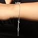 Handcuff and Key Charm Bracelet - Top Rated Petite Handcuff bracelet with key charm and extender - 7 inches