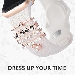 DaQin Flower Engraved Band Compatible with Apple