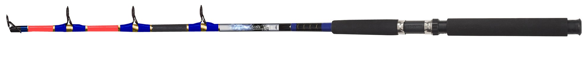 Fladen Celtic Boat Rod 20-30lbs - Black/Orange/Blue, 1.2m