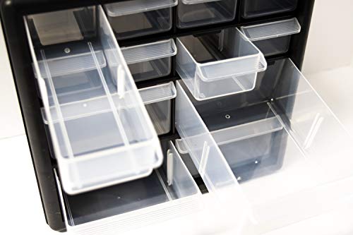 5 Homak+12+Drawer+Parts+Organizer+HA01012001