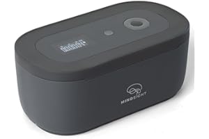 Mindsight Timed Lock Box | Unplug from Phones, Video Games, Social Media, Snacks & Cravings | 3 Modes based on Willpower | Easy to Use | Out of Sight ~ Out of Mind | Boost Your Mental Wellness