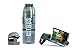 Kangaroo Gym Water Bottle: Secret Storage, Durable and Leak-proof (Jet Black, 25 Oz)