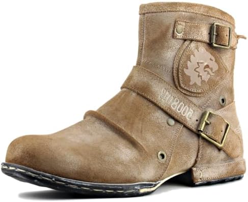 Amazon.com | Hugo Boss Men's Cutro Zip Boots Size 12 Beige | Boots