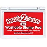 READY 2 LEARN Washable Stamp Pad - Red - Non-Toxic