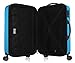 Hauptstadtkoffer Luggages Sets Glossy Suitcase Sets Hardside Spinner Trolley Expandable (20', 24' & 28') TSA (Cyan blue)