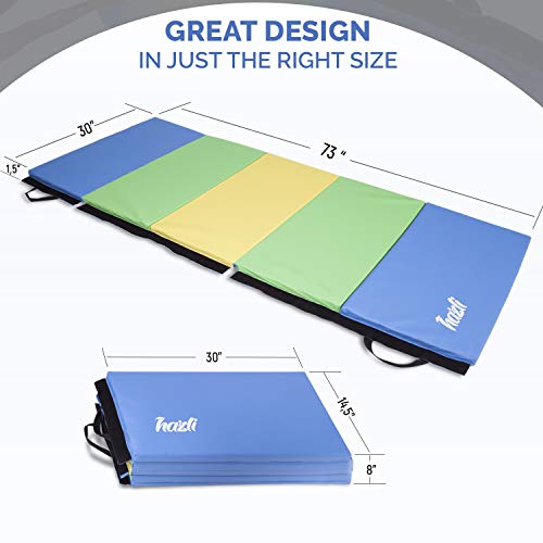 Hazli Gymnastic Mat (Blue) - Thumbnail 3