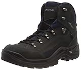Lowa Men's Renegade GTX Mid Hiking Boot,Dark Grey/Navy,9 M US