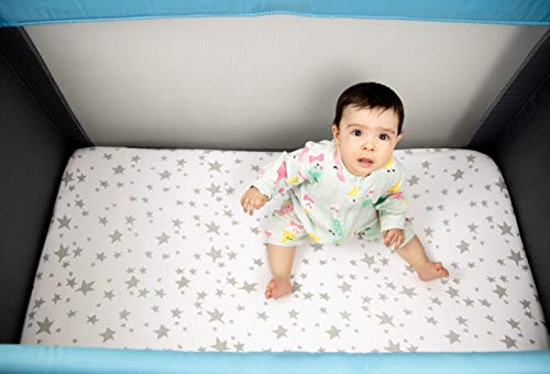 3 Pack+Play+Fitted+Sheet+Set