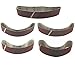 WEICHUAN Sanding Belts Abrasive Belts - 4"x 36" 60/80/120/240/400 Grit Metal Grinding Aluminium Oxide Sandpapers 5 Pack