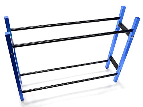 Integy RC Model Hop-ups C26924BLUE Wheel & Tire Storage Rack 10.5x2.5x8 Inch for 1/10 & 1/8 Scale