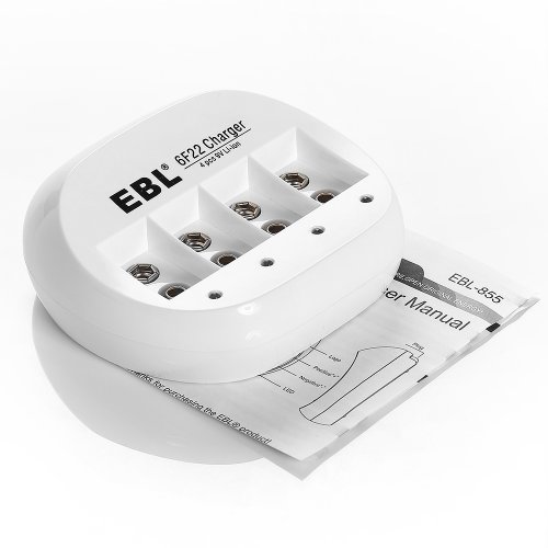 4 EBL+Lithium+Battery+Rechargeable+Batteries