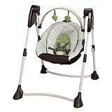 Graco Swing By Me 2-in-1 Portable Swing, Go Green