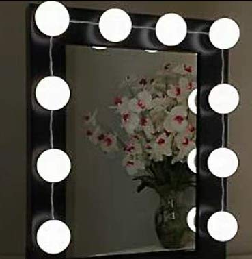 Ninight Magnifying Hollywood Style Mirror Light Set with 10 Dimmable LED Light Bulbs Powered by USB, Ninight Magnifying Hollywood Style Mirror Light Set with 10 Dimmable LED Light Bulbs Powered by USB,
