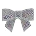 QingHan 20pcs Sequin Bow Clips Boutique Hair Bows For Girls