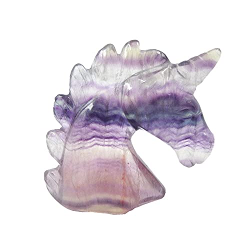 AITELEI 2" Hand Carved Unicorn Stone Statue, Healing Crystal Gemstones Carving Figurine Healing Energy Crystal Unicorn Sculpture Reiki Sculpture