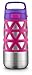 Ello Max Kids Vacuum Insulated Stainless Steel Water Bottle with Silicon Sleeve, 12 oz, Pink/Purple