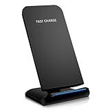 Fast Wireless Charger, Yostyle Qi Wireless Charging Stand Pad for Samsung Galaxy Note 8 S8 S8 plus S7 Edge S7 S6 Edge plus Note 5, Standard Charge for iPhone X iPhone 8 iPhone 8 Plus (No AC Adapter)