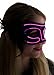 Neon Nightlife Women's Light Up Venetian Mask Mardi Gras Masquerade, Pink