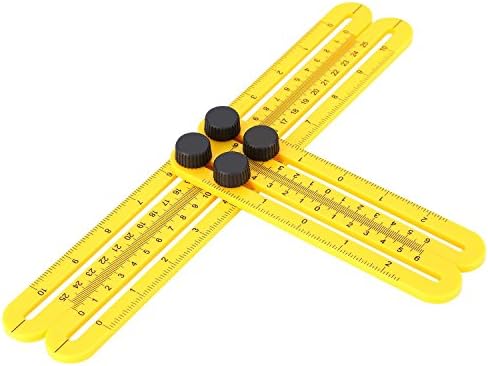 Angleizer Template Tool, Multi-Angle Measuring Ruler Measures all Angles and Forms, Perfect for builders, craftsmen, engineers and DIY-ers
