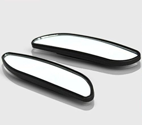 1 Pair Car Rearview Mirror Side View Blind Spot &amp; Wide Mirror Stick on Auxiliary Angle Adjustable