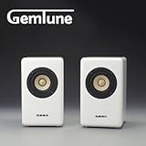 Aune X3 3-inch Hifi Passive Bookshelf Speakers, Real Mini Desktop Hifi System.full Range, Audiophile Computer Speakers , By Gemini Doctor.(white)