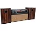 Boytone BT-28MB, Bluetooth Classic Style Record Player Turntable with AM/FM Radio, CD / Cassette Player, 2 Separate Stereo Speakers, Record from Vinyl, Radio, and Cassette to MP3, SD Slot, USB, AUXthumb 4
