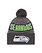 New Era NFL 2016 Graphite and Team Color Sport Knit Beanie, One Size