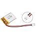 uxcell Power Supply DC 3.7V 200mAh 552025 Li-ion Rechargeable Lithium Polymer Li-Po Battery