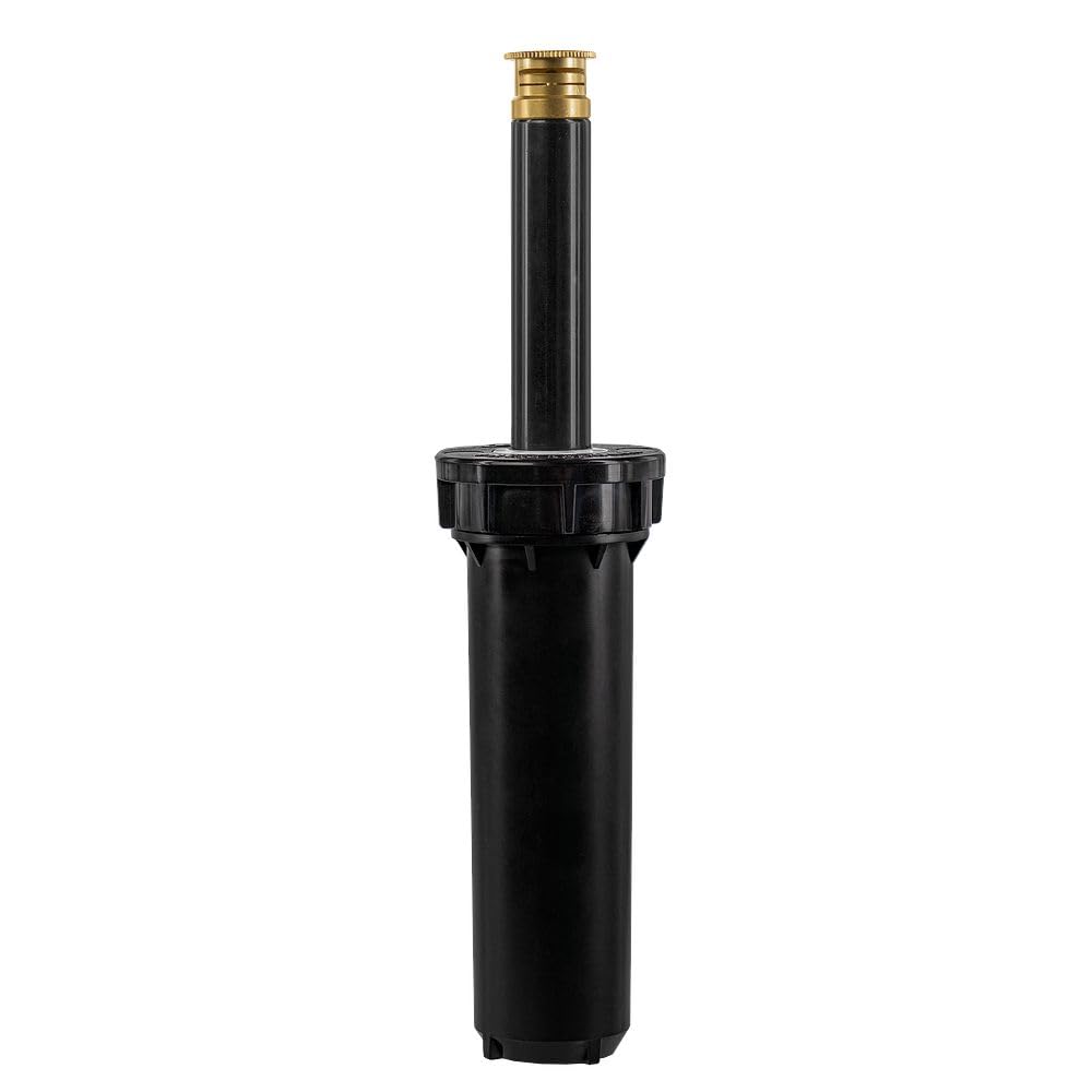 Photo 1 of Orbit 80314 4-inch Professional Pressure-Regulating Pop-Up Spray Head Sprinkler with 15-Foot Brass Nozzle, Half Spray