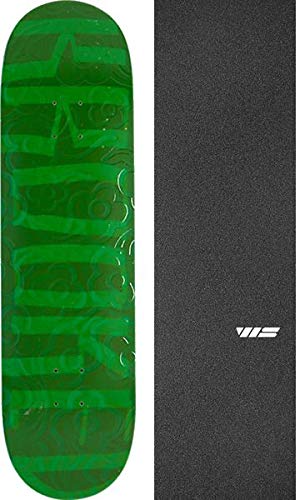 Slick Mono Green Skateboard Deck - 8.5" X 32.5" With Jessup 