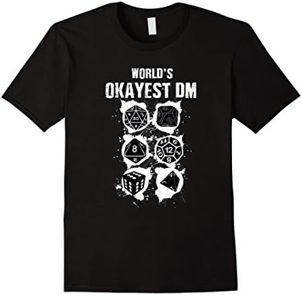 Dm T Shirt Worlds Okayest Game Master Tee