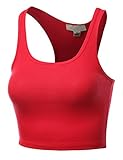 J.TOMSON Womens Sleeveless Cropped Tank Top