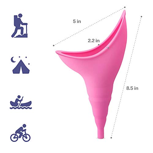 godehone Female Urination Device, Portable Womens Pee Funnel for Travelling, Camping, Hiking, and Other Outdoor Activities - Thumbnail 4