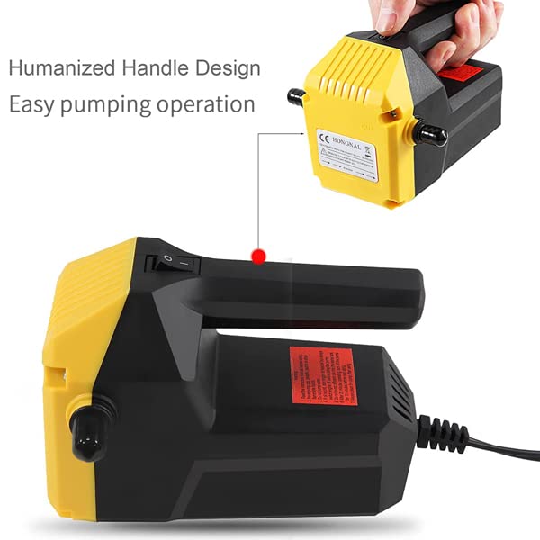 HONGNAL 80w Oil Change Pump Extractor Electric with 6.56ft Outlet Pipe