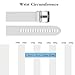 ANCOOL Compatible with Fenix 5S/6S/7S Bands 20mm Easy Fit Silicone Watch Bands Replacement for Fenix 8 43mm/5S Plus/6S Pro/D2 Delta S Smartwatches(Silver Buckle, White)