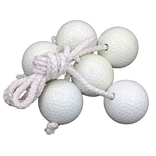 Kuqqi Ladder Toss Balls (3 Pack) for Ladder Golf Game Both Indoor and Outdoor Play(White)