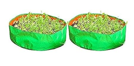 COIR GARDEN HDPE Grow Bag, 18x6 inch, Pack of 2