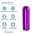 Pure Love Mini Bullet Vibrator, Rechargeable, Travel Size, Adult Sex Toy, Purple Color
