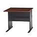 Bush Business Furniture Series A 36W Small Desk in Hansen Cherry and Galaxy, Compact Computer Table for Home or Professional Office